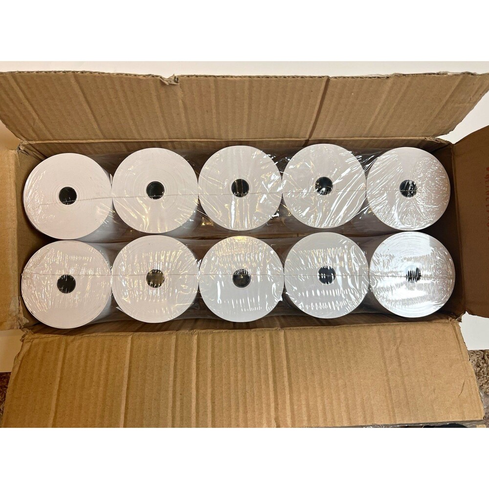 10 Rolls 3 1/8” x 230’ Thermal Receipt Paper POS Cash Register Printer New